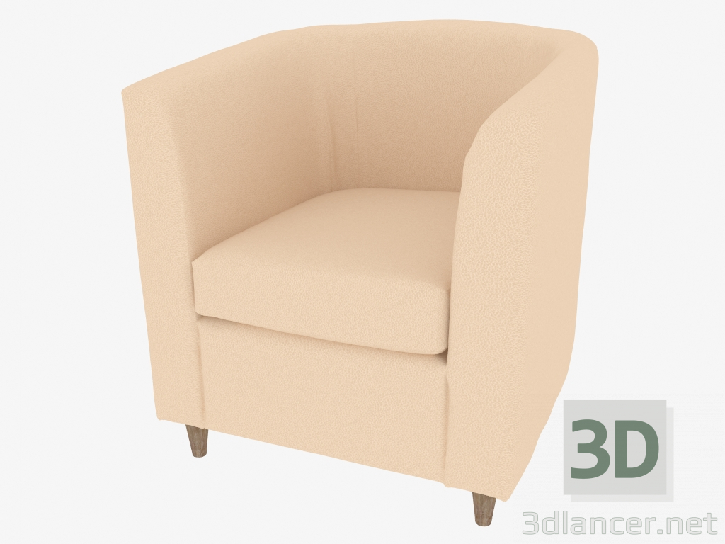 modèle 3D Fauteuil 21 Club - preview