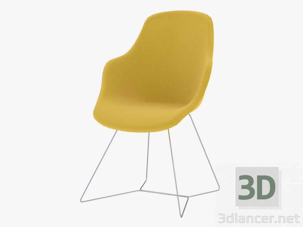 Modelo 3d Cadeira alta - preview