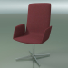 3d model Office chair 4913BR (4 legs, with soft armrests) - preview