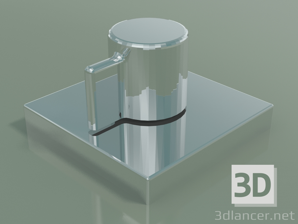 Modelo 3d Botão de ajuste de água fria (20.000 986-00) - preview