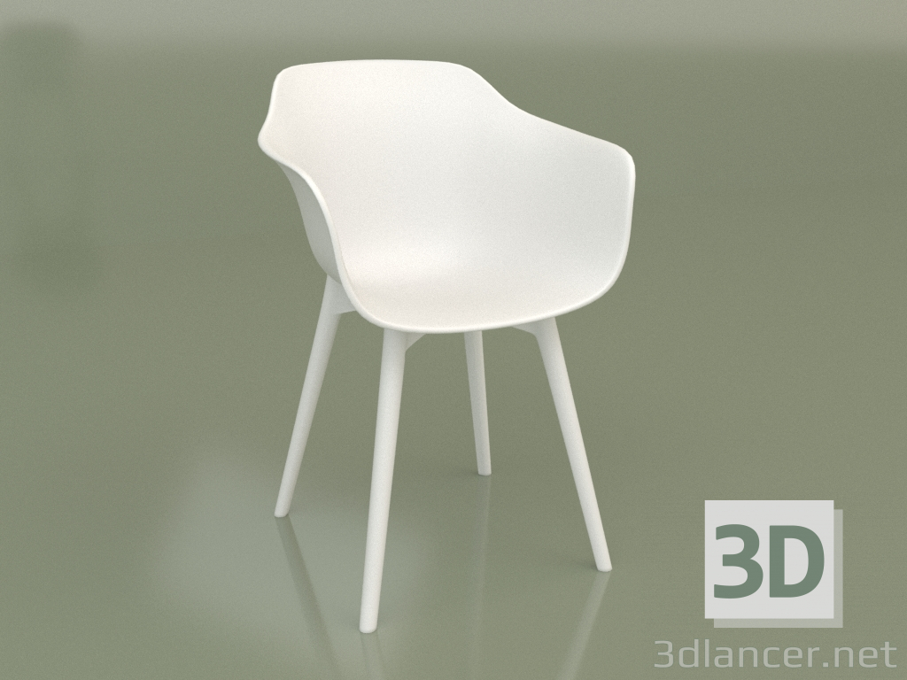 3d модель Стілець Anat Armchair 3.0 (білий) – превью