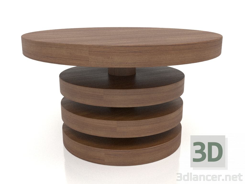 3d model Mesa de centro JT 04 (D=600x350, madera marrón claro) - vista previa