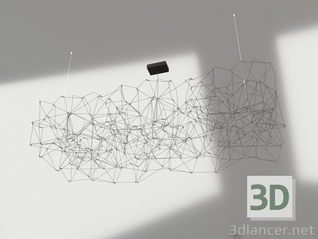 modello 3D Lampada a sospensione TUCHA - anteprima