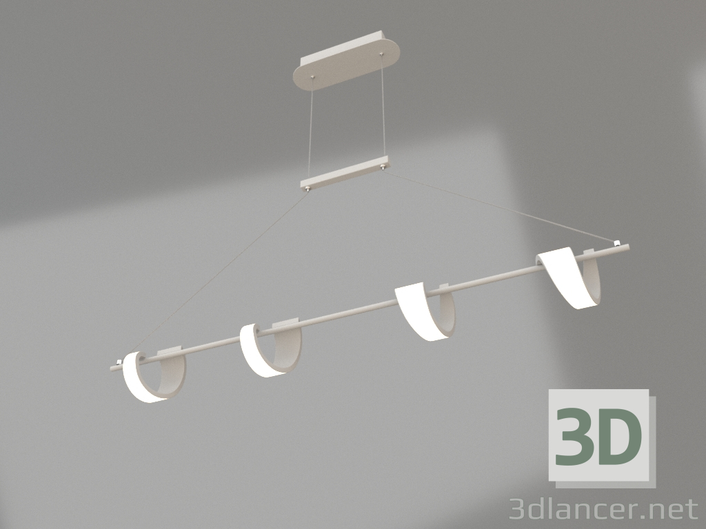 3D Modell Pendelleuchter (6650) - Vorschau