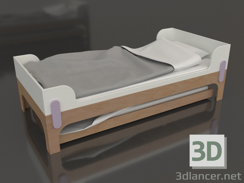 3d model Cama TUNE Z (BRTZA2) - vista previa