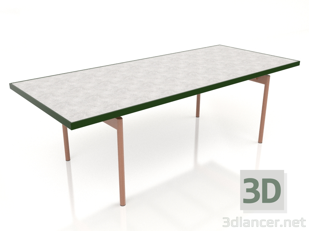 3d модель Стол обеденный (Bottle green, DEKTON Kreta) – превью