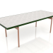 3d model Dining table (Bottle green, DEKTON Kreta) - preview