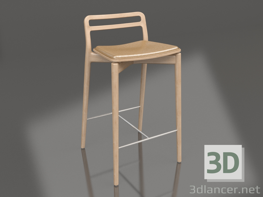 modello 3D Sedia semi-bar Cabin VIPP484 - anteprima