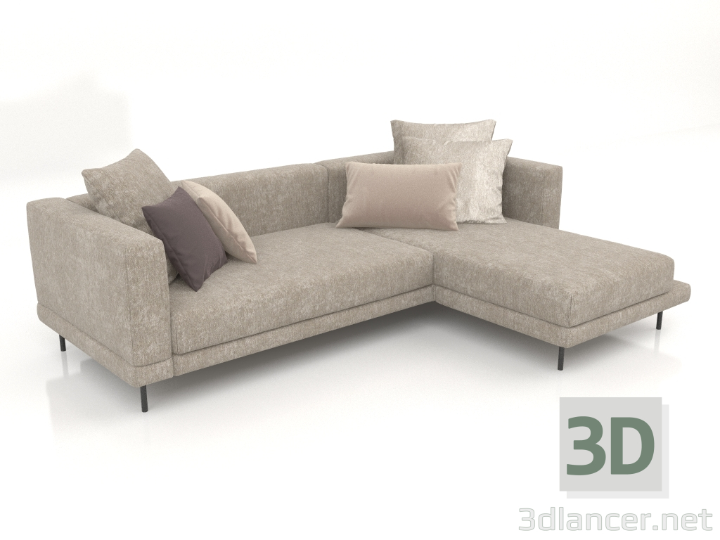 modello 3D Divano Carol 2560 x 1800 (Marshmallow 22) - anteprima