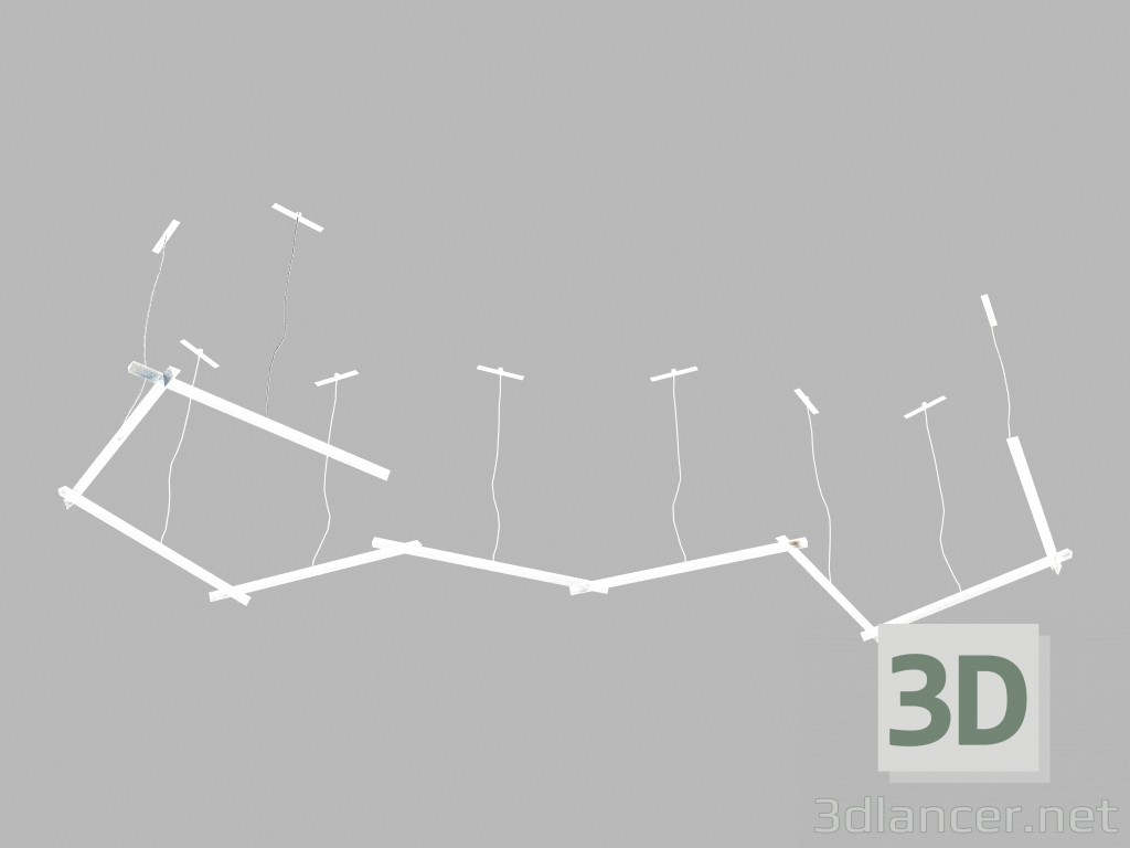 3D Modell 2343 Hängelampe - Vorschau