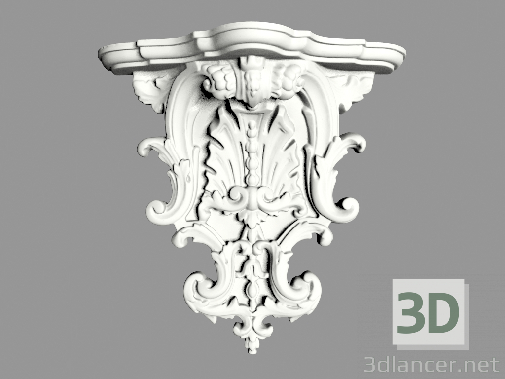 Modelo 3d Prateleira (PL4) - preview