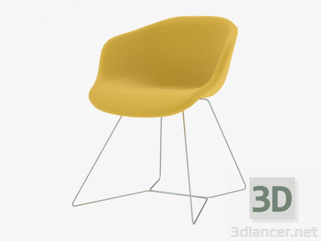 3d model Silla baja - vista previa