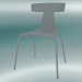 3d model Stackable chair REMO plastic chair (1417-20, plastic signal gray, signal gray) - preview