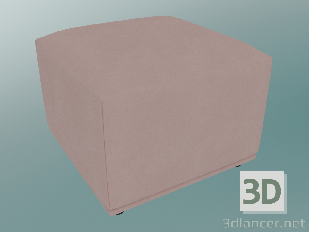 3D Modell Poof Echo (52 x 52 cm, Forest Nap 512) - Vorschau