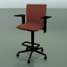 3d model Stool 6505 (5 wheels, with removable padding, 3D adjustable armrest XL, V39) - preview