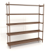 modello 3D Rack ST 02 (1900х400х2020, legno marrone chiaro) - anteprima