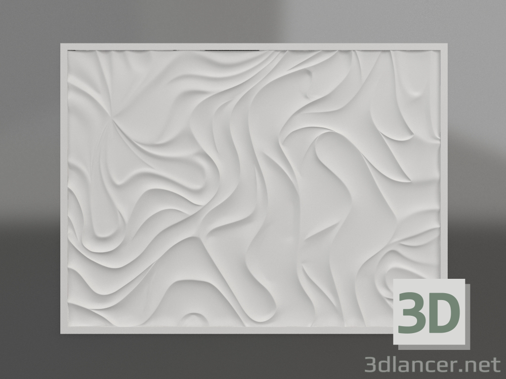 3D Modell Flachrelief Samt - Vorschau