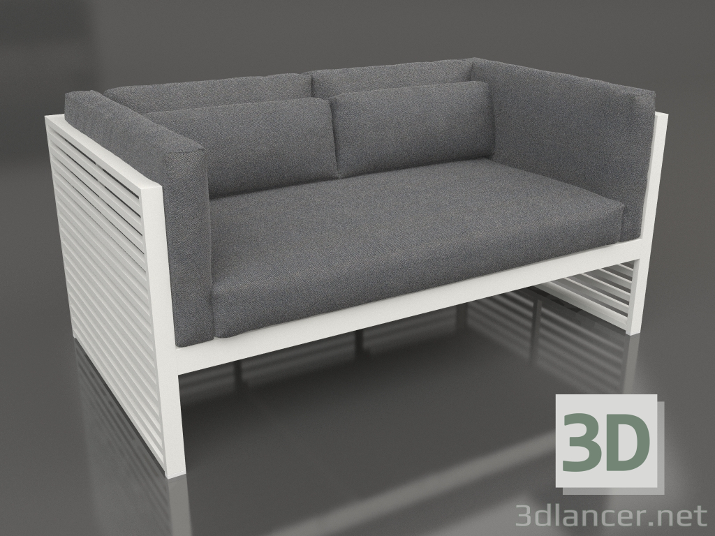 3d model Sofá 2 plazas (gris ágata) - vista previa