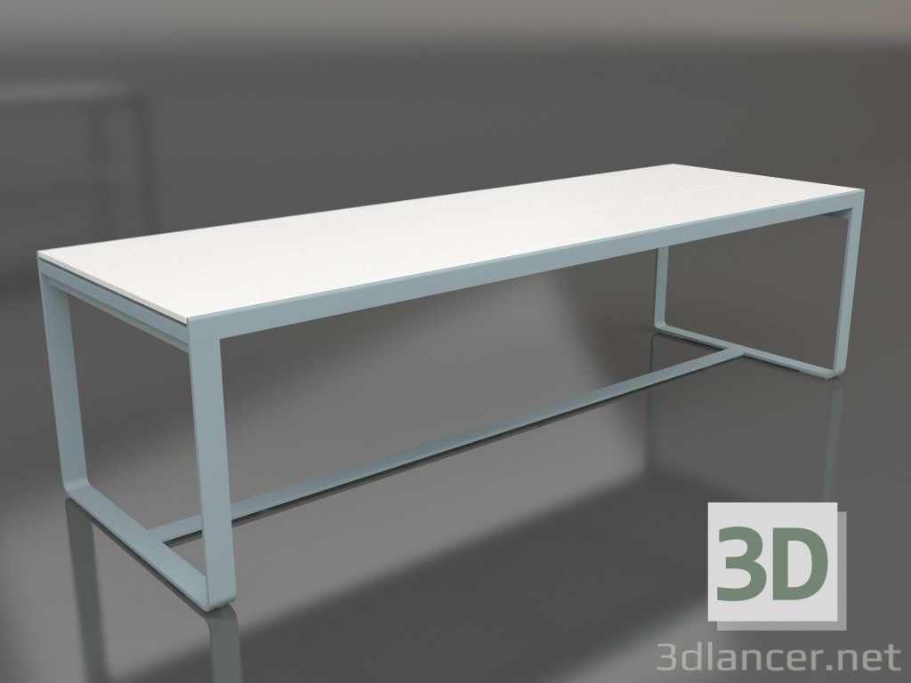 3d model Mesa de comedor 270 (Polietileno blanco, Gris azulado) - vista previa