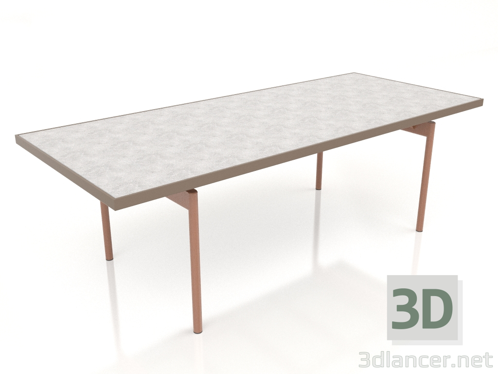 3D Modell Esstisch (Bronze, DEKTON Kreta) - Vorschau