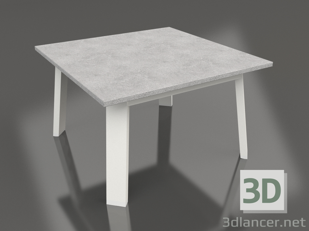 3d модель Квадратний бічний стіл (Agate grey, DEKTON) – превью