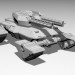 Tank "Gladiator" 3D-Modell kaufen - Rendern