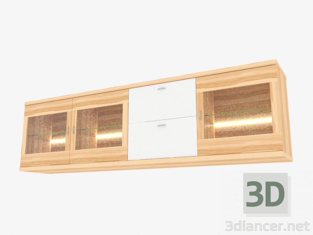 3d модель Буфет чотирьохсекційний підвісний (150-36-2) – превью