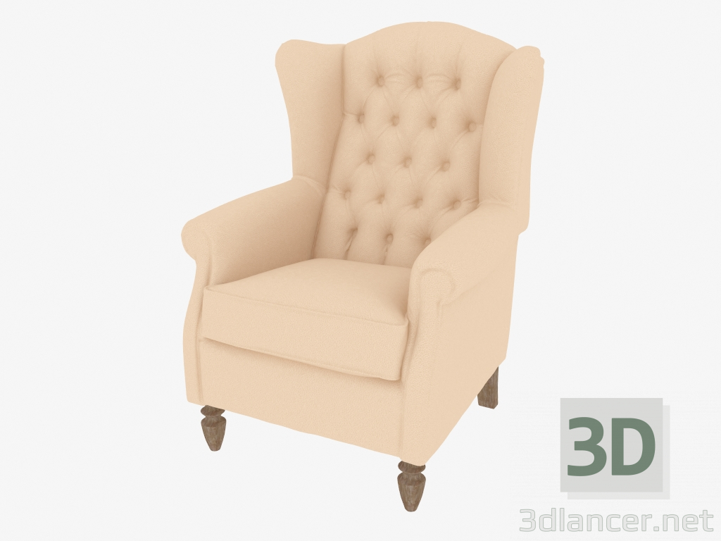 modèle 3D Fauteuil 22 Lord Capitone - preview