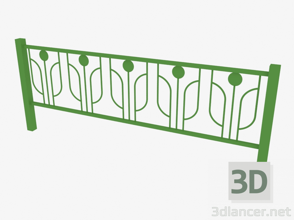 3D Modell Fechten (mit 1 Ständer) (10003) - Vorschau