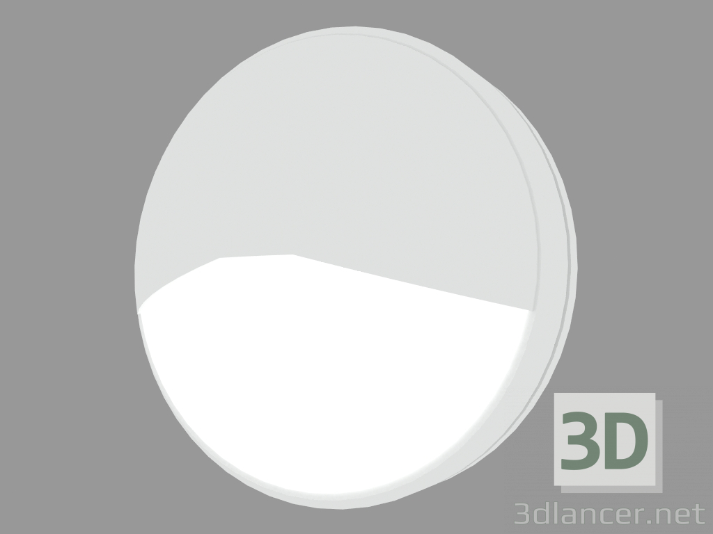 3d model Wall lamp MEGAVEDO ROUND WITH VISOR DOWN (S6889) - preview