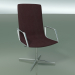 3d model Office chair 4903BI (4 legs, with armrests) - preview