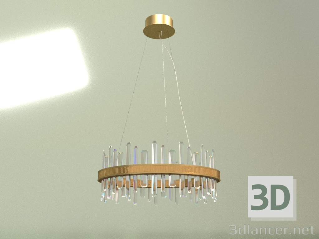 modello 3D Lampada a sospensione Ice Round diametro 75 - anteprima