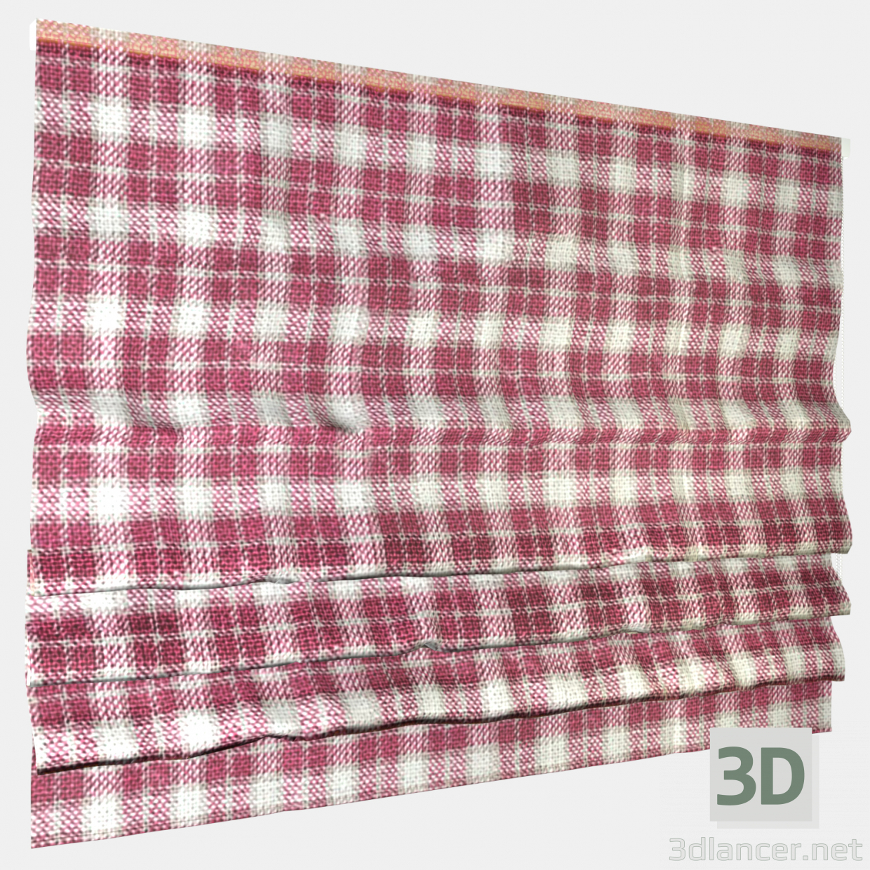 3d Roman blind model buy - render