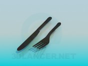 Fork and knife