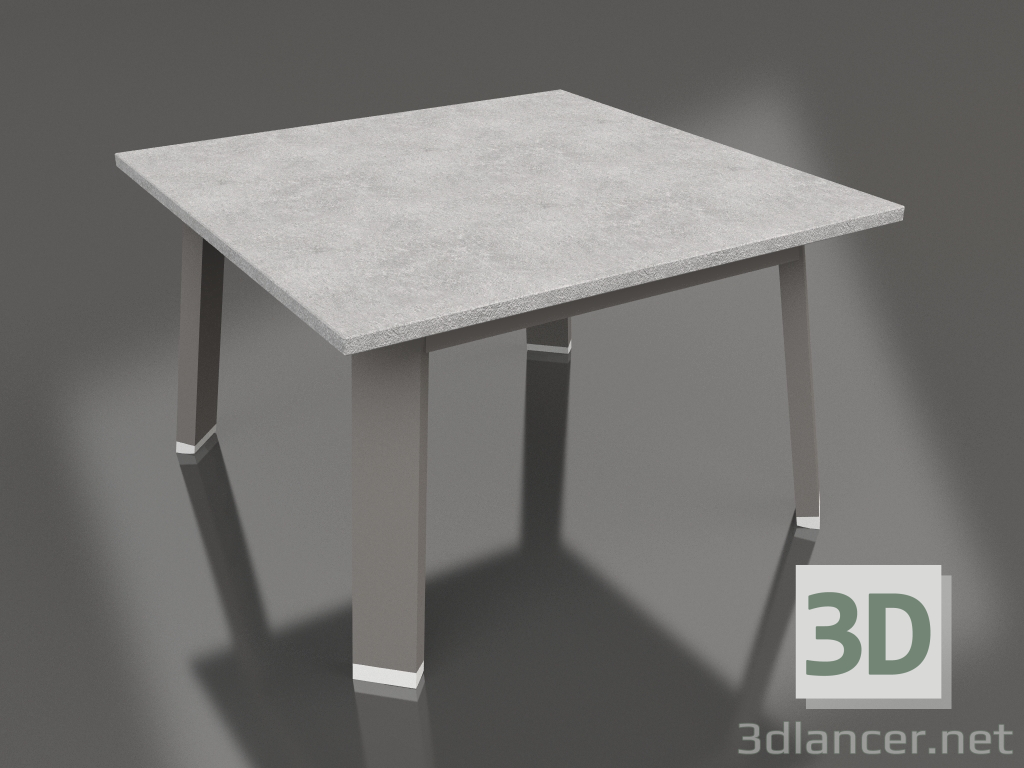 3d модель Квадратный боковой стол (Quartz grey, DEKTON) – превью