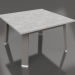 modèle 3D Table d'appoint carrée (Gris quartz, DEKTON) - preview