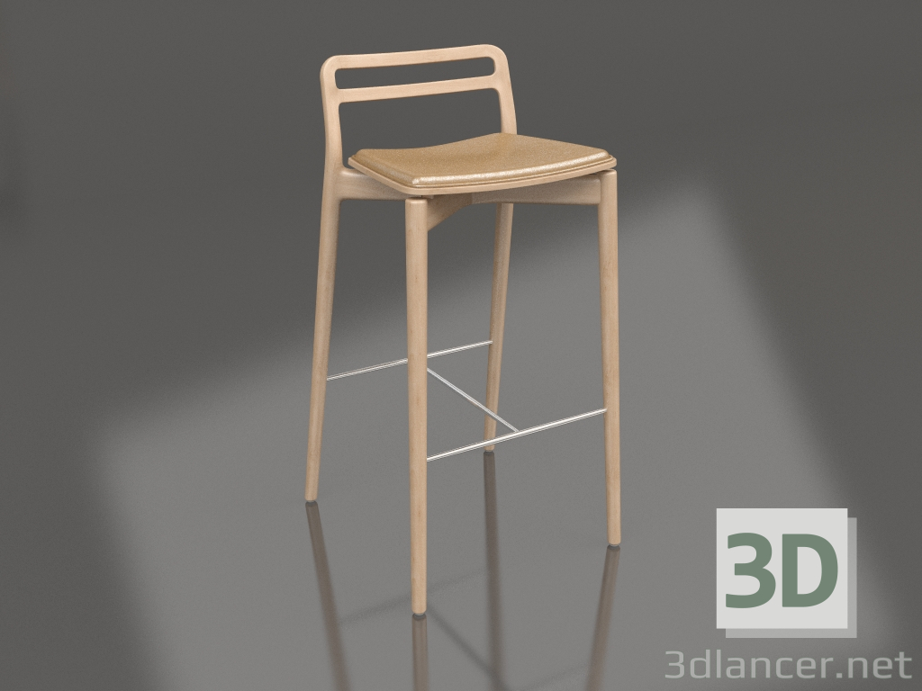 modello 3D Sgabello da bar Cabin VIPP485 - anteprima