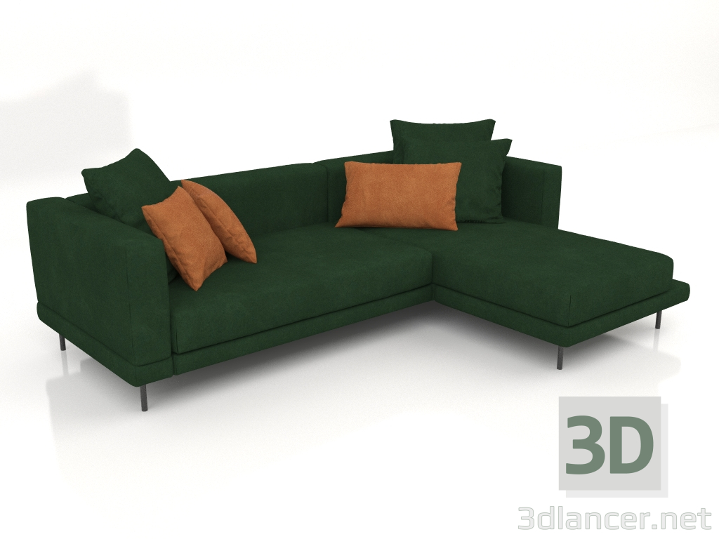 modello 3D Divano Carol 2560 x 1800 (Salvodor 7) - anteprima