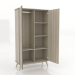 3d model Cabinet 4 1000x450x1800 mm (open, lightened oak) - preview