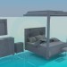 3d model furniture in the bedroom - preview