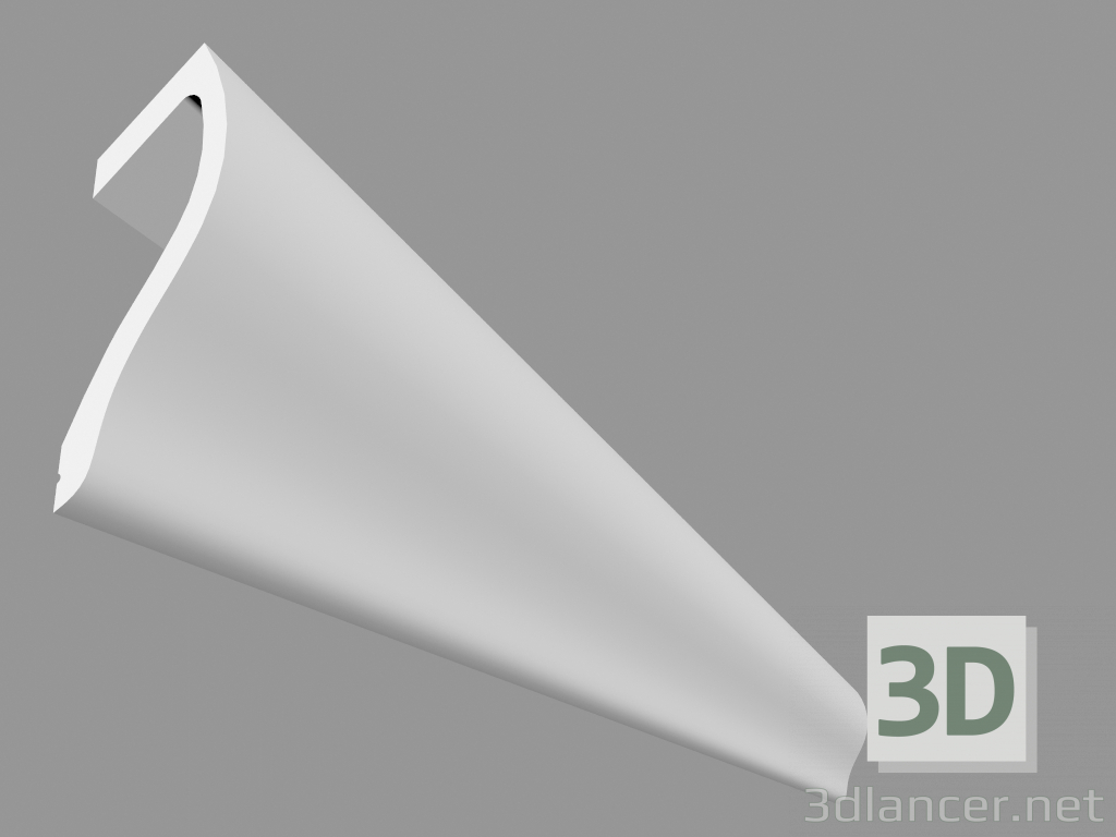 3d model Cornice for concealed lighting C371 - Shade (200 x 18.5 x 5.8 cm) - preview