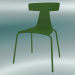 3d модель Стілець стекіруемие REMO plastic chair (1417-20, plastic fern green, fern green) – превью