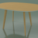 Modelo 3d Mesa oval 3506 (H 74 - 135x100 cm, M02, carvalho natural, opção 2) - preview