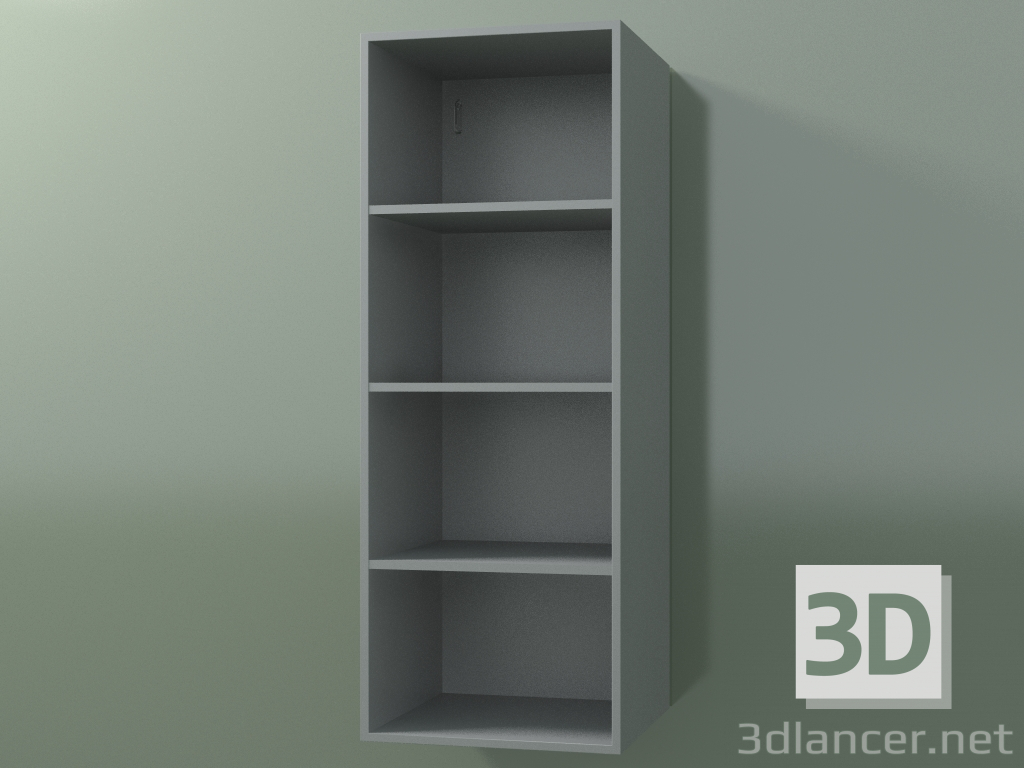 3D Modell Hochschrank (8DUBCD01, Silbergrau C35, L 36, P 36, H 96 cm) - Vorschau