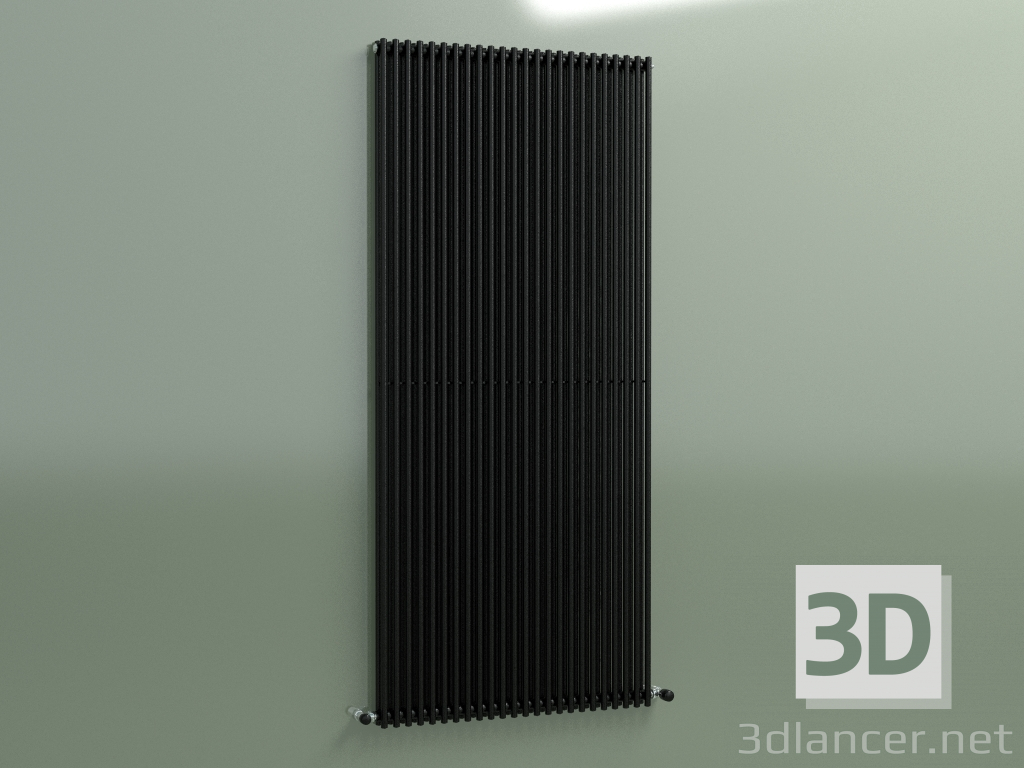 Modelo 3d Radiador vertical ARPA 2 (1820 24EL, preto) - preview