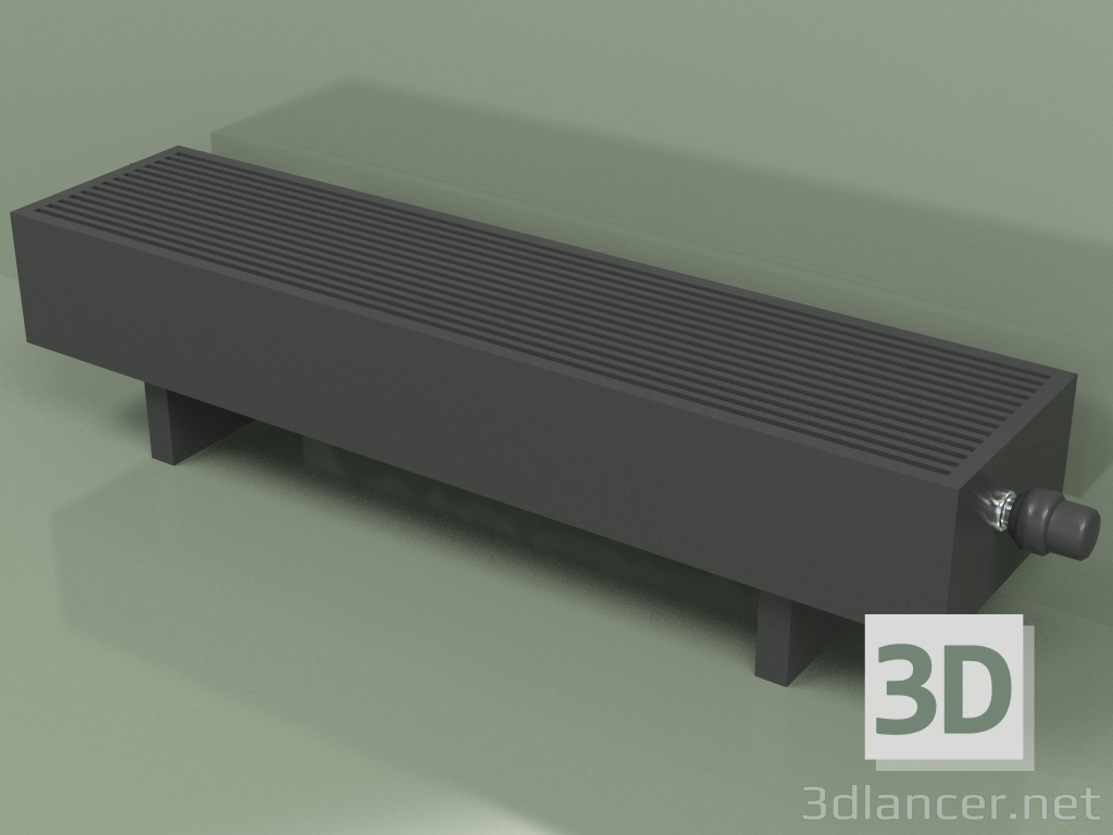 Modelo 3d Convector - Aura Basic (140x1000x236, RAL 9005) - preview