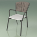 3d model Chair 221 (Metal Smoke, Polyurethane Resin Gray, Padded Belt Gray-Sand) - preview