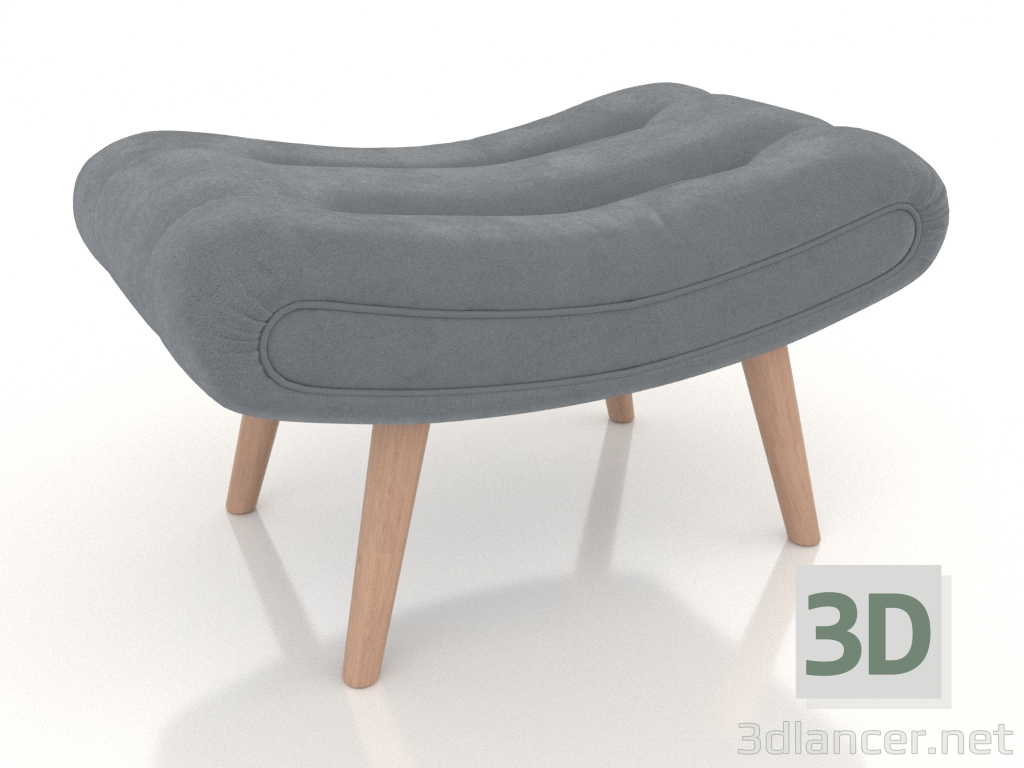 modèle 3D Ottoman Dolce Vita (menthe) - preview