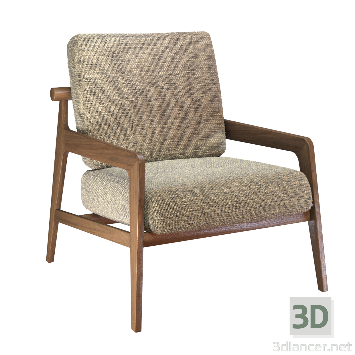 Sillón Vinato LA REDOUTE INTERIEURS 3D modelo Compro - render