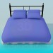 3D Modell Bett - Vorschau